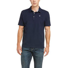 Ariat Mens Tops XS / Navy Ariat Mens Medal Polo (10035315)