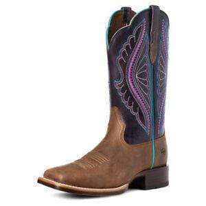 Ariat Womens Boots & Shoes 11 / Tobacco/ Shadow Purple Womens Ariat Primetime (10035936)
