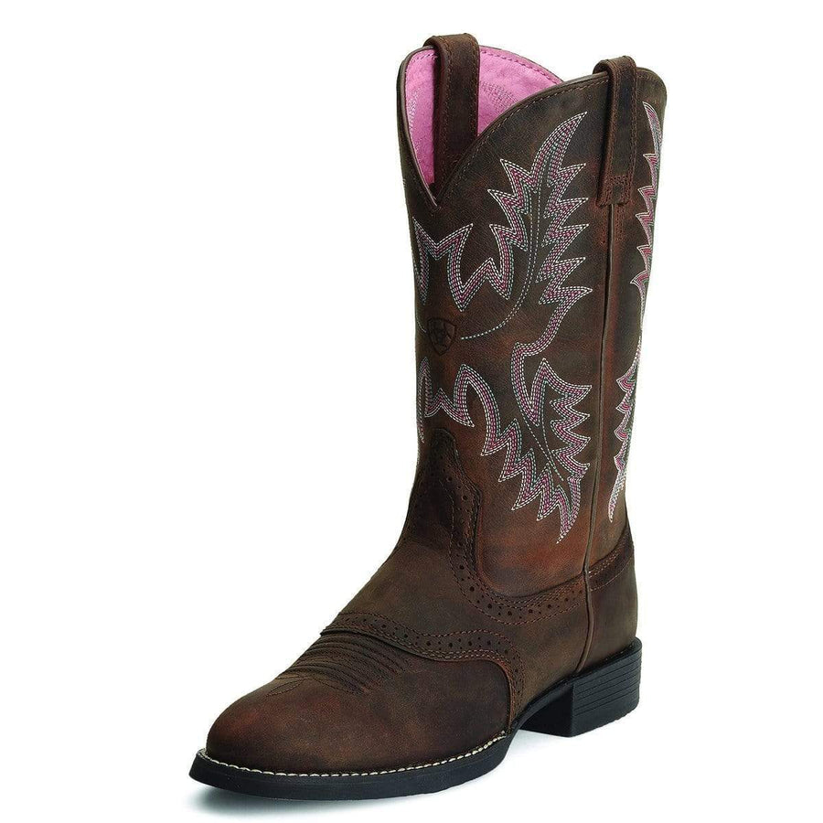 Ariat Womens Boots & Shoes WMN 10 / Driftwood Brown Ariat Womens Heritage Stockman Boots (10001605)