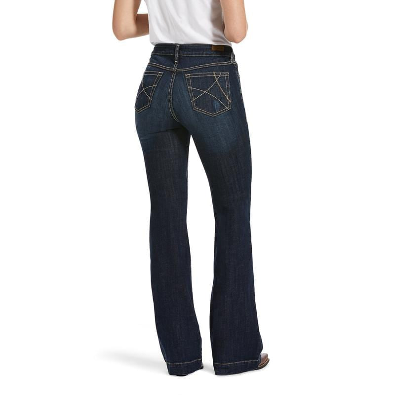 Ariat Womens Jeans 25R Ariat Womens High Rise Slim Leg Ella Trouser (10032550)