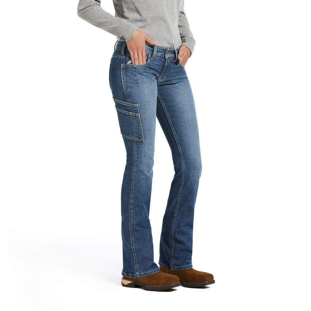 Ariat Womens Jeans 25R Rebar Durastretch Raven Boot Cut Jeans