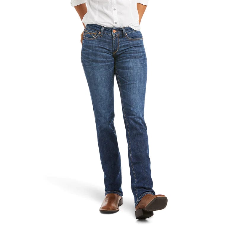 Ariat Womens Jeans 26L Ariat Jeans Womens Mid Rise Straight Brenda Irvine (10037682)
