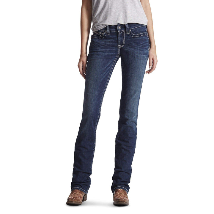 Ariat Womens Jeans Ariat Womens REAL Straight Leg Icon Ocean Jeans 10017216
