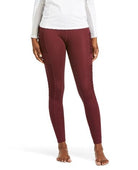 Ariat Womens Jodhpurs & Breeches XS Ariat Tights Womens Full Seat Windsor Wine (10037442)