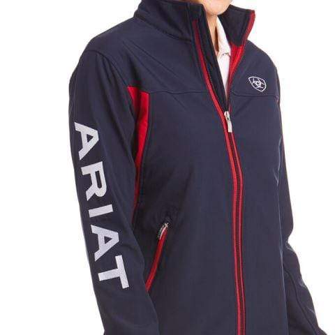 Ariat Womens Jumpers, Jackets & Vests Ariat Womens Team Softshell Jacket Navy