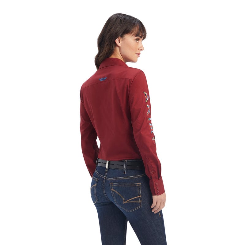 Ariat Womens Shirts Ariat Shirt Womens Team Kirby Stretch (10041434)