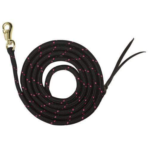 Bambino Lead Ropes 12ft / Black/ Pink Bambino Training Lead Rope