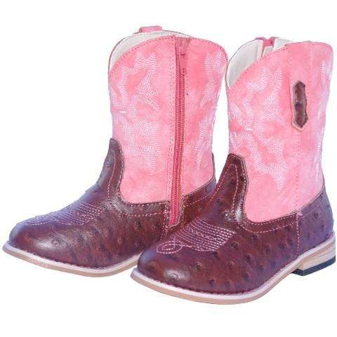 Baxter Junior Western Boots Pink - Gympie Saddleworld & Country Clothing