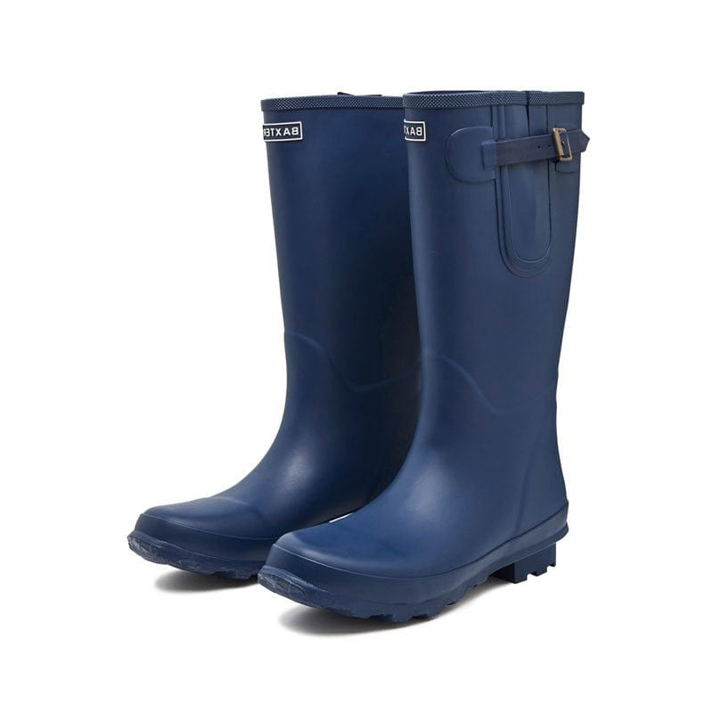 Baxter Womens Boots & Shoes WMN 8 / Navy Baxter Waterford Gumboots (PN105)