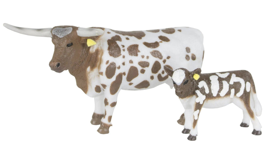 Big Country Toys Big Country Toys Longhorn Cow and Calf (405)