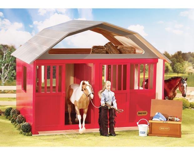 Breyer Toys Breyer Traditional Red Two Stall Barn
