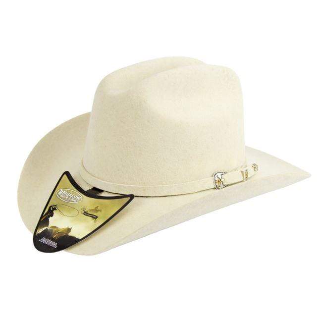 Brigalow Hats 55cm / Bone Brigalow Kids Wool Felt Cattleman Hat Bone (185)