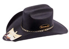 Brigalow Hats ONE SIZE / Black Brigalow Adult Western Cheyenne Cowboy Hat One Size 55-58cm