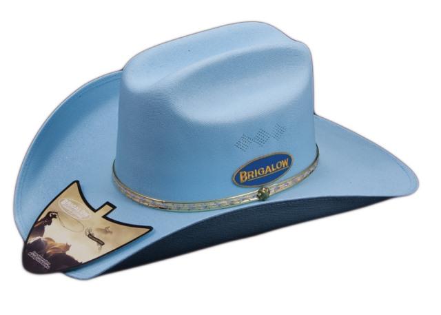 Brigalow Hats ONE SIZE / Light Blue Brigalow Adult Western Cheyenne Cowboy Hat One Size 55-58cm