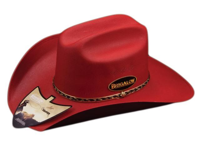 Brigalow Hats ONE SIZE / Red Brigalow Adult Western Cheyenne Cowboy Hat One Size 55-58cm