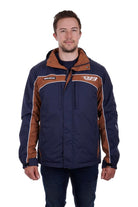 Bullzye Mens Jumpers, Jackets & Vests XS / Navy/Tan Bullzye Jacket Mens Bazooka (B3W1704039)