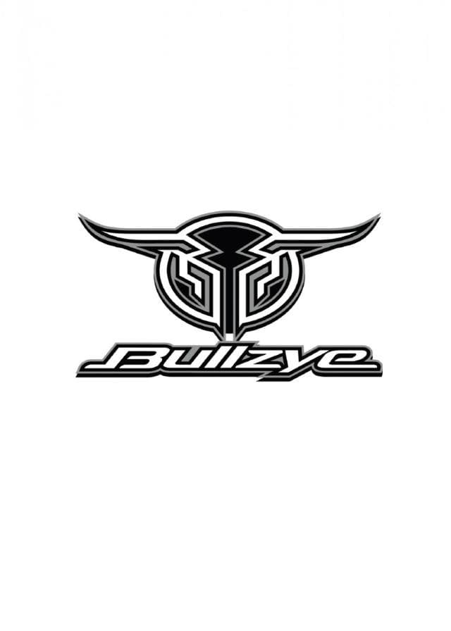 Bullzye Stickers & Decals Grey Bullzye Logo Sticker Size A (BCP1917STI)