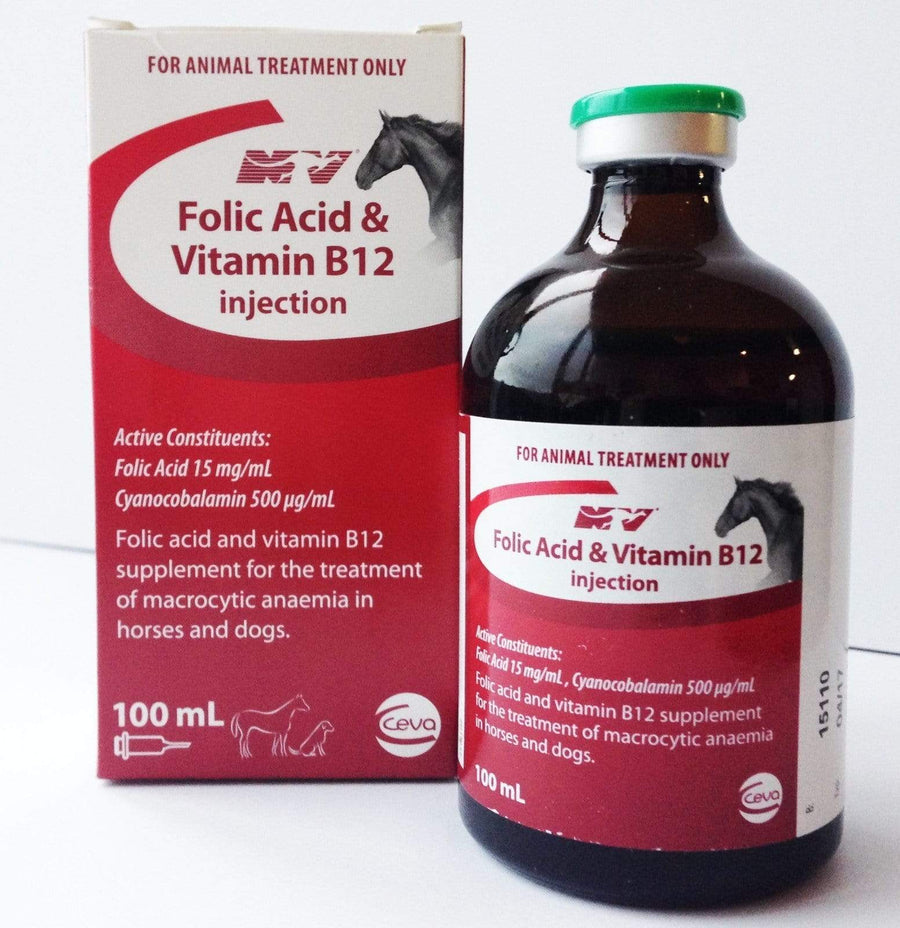 Folic Acid & Vitamin B12 Injection - Gympie Saddleworld & Country Clothing