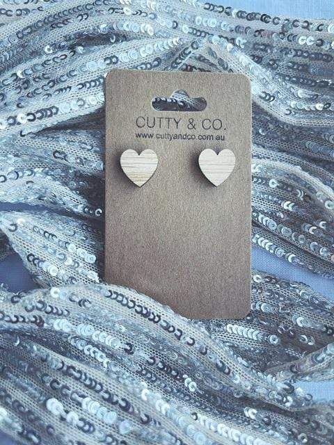 Cutty and Co Jewellery Cutty & Co Hearts Earrings (00315)