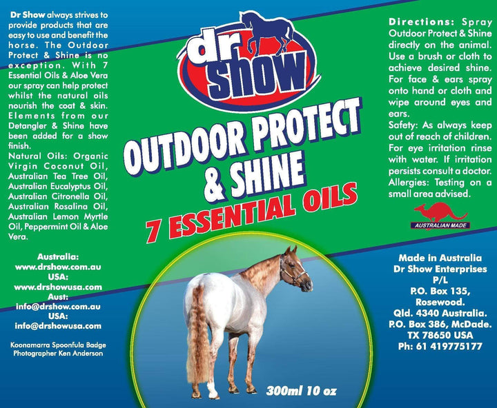 Dr Show Vet & Feed Dr Show Out Door Protect and Shine