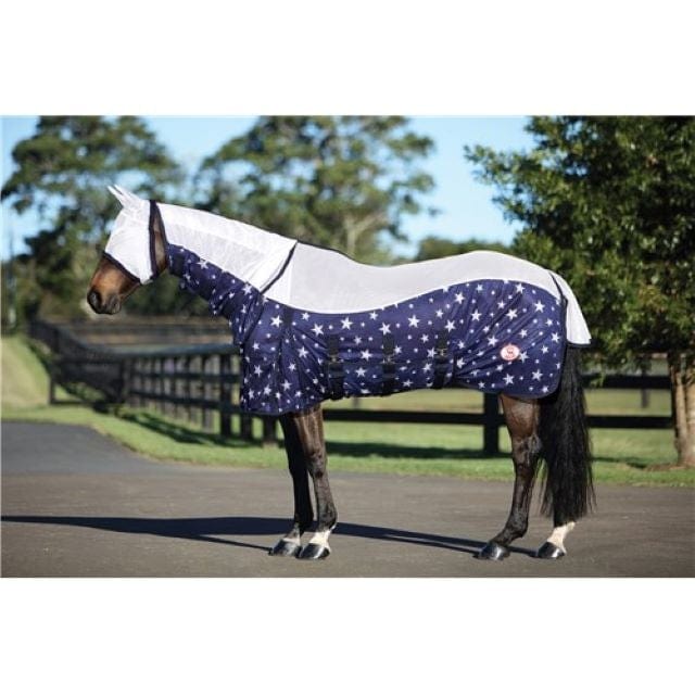 Equidor Summer Horse Rugs Equidor Fly Mesh Combo with Fly Mask (RUG7521)
