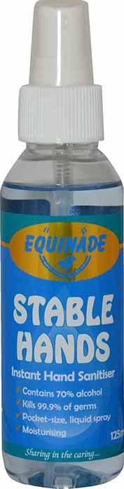 Equinade Stable & Tackroom Accessories 125ml Stable Hand Liquid Sanitiser (EQHAND)