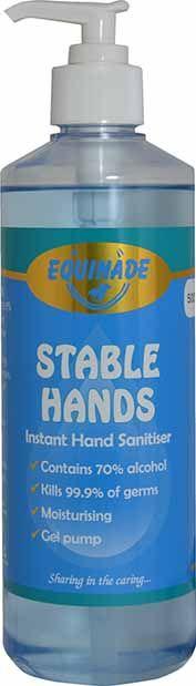 Equinade Stable & Tackroom Accessories 500ML Stable Hand Liquid Sanitiser (EQHAND)