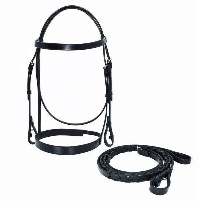 Eurohunter Bridles Cob / Black Eurohunter Show Snaffle Bridle