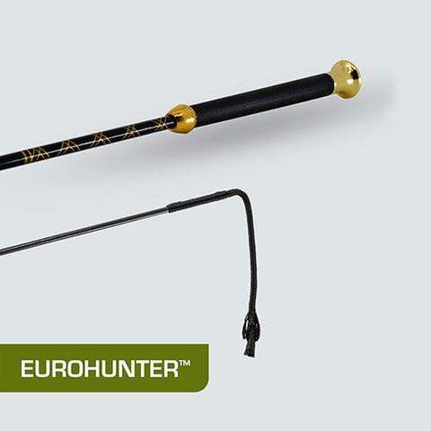 Eurohunter Whips 110cm / Black Eurohunter Gold Dressage Whip (EH2MST00110)