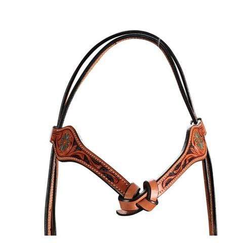 Fort Worth Bridles Cob/Full Fort Worth Iroquois Knotted Headstall (FOR20-0077)