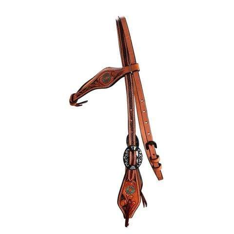 Fort Worth Bridles Cob/Full Fort Worth Iroquois Knotted Headstall (FOR20-0077)