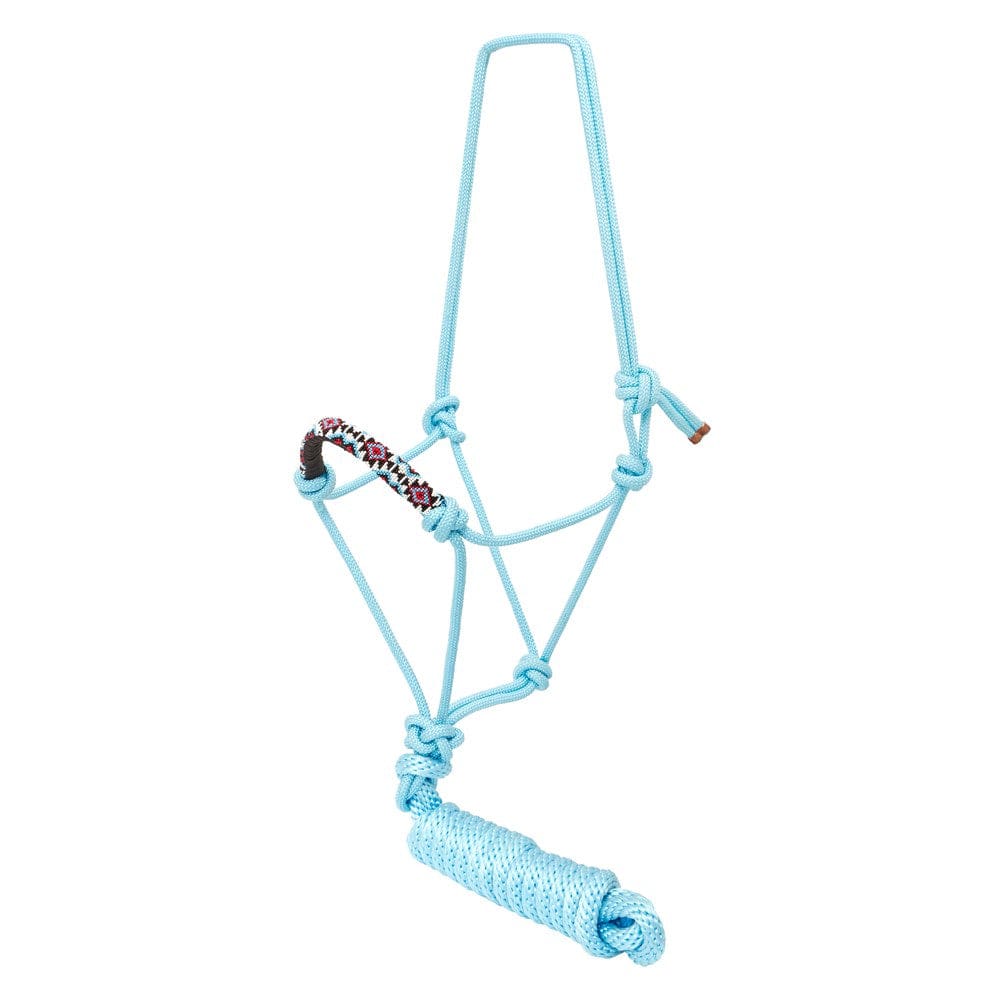 Fort Worth Halters Baby Blue Fort Worth Beaded Halter and Lead Set FOR3515