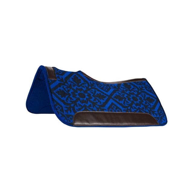 Fort Worth Saddle Pads Western Blue Fort Worth 1/2inch Wither Relief Felt Saddle Pad (CLT7220)
