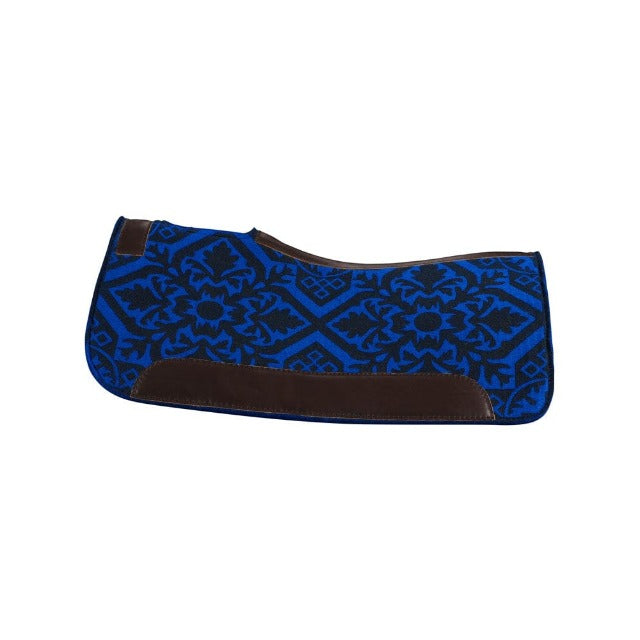 Fort Worth Saddle Pads Western Blue Fort Worth 1/2inch Wither Relief Felt Saddle Pad (CLT7220)