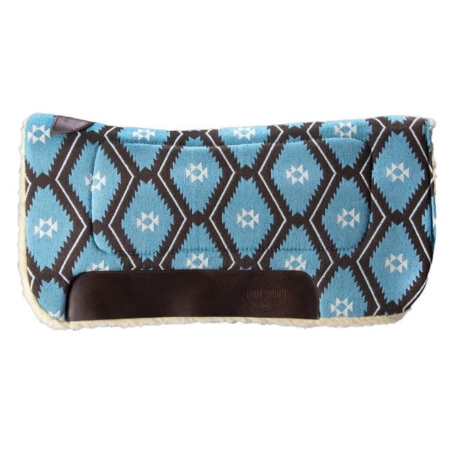 Fort Worth Saddle Pads Western Fort Worth Contoured Saddlepad 30inx30in (CLT7165)