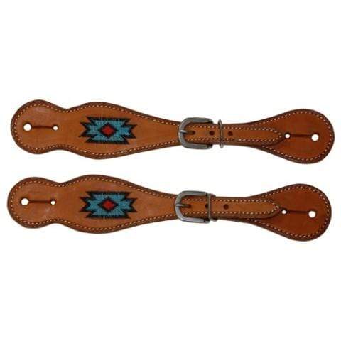 Fort Worth Spur Straps Native Indian FOR23-0115 - Gympie Saddleworld & Country Clothing