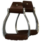 Fort Worth Stirrups Fort Worth Silver Engraved Shaped Oxbows (FOR46-1725)