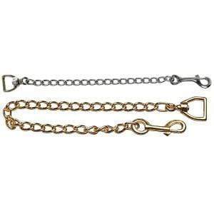 GG Lead Ropes 12in Chrome Plated Heavy Lead Chain