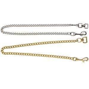 GG Lead Ropes 18in Brass Plated Lead Chain