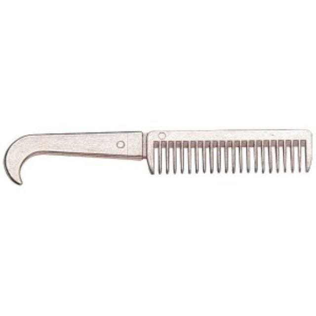 Gympie Saddleworld Brushes & Combs STC Aluminium Comb with Hoof Pick
