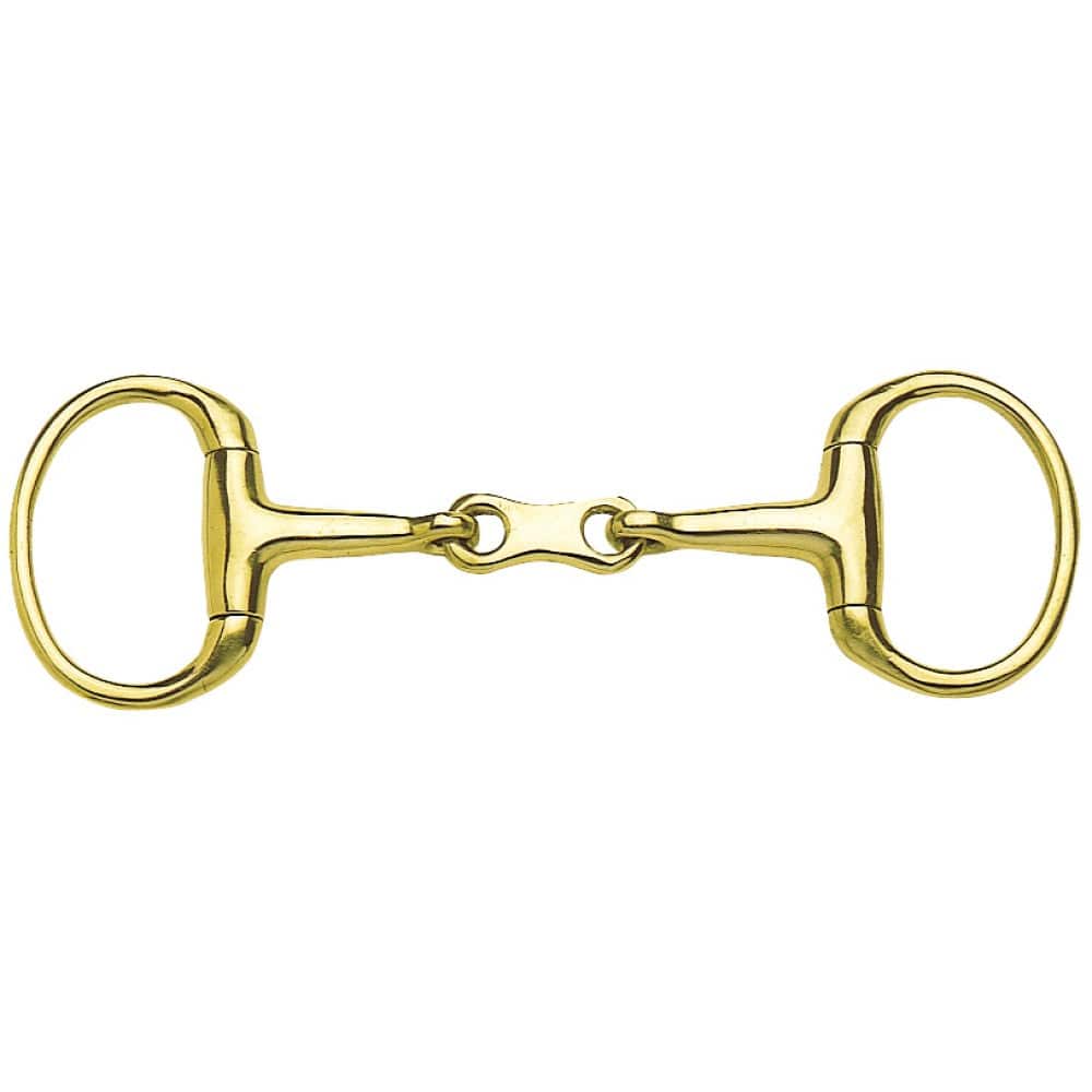 Gympie Saddleworld & Country Clothing Bits 12.5cm Gold Medal Eggbutt Snaffle with French Mouth (BIT4570)