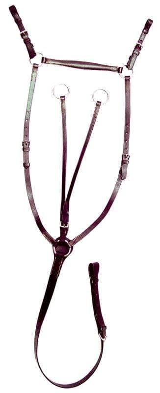 Stockmans Breastplate Brown - Gympie Saddleworld & Country Clothing