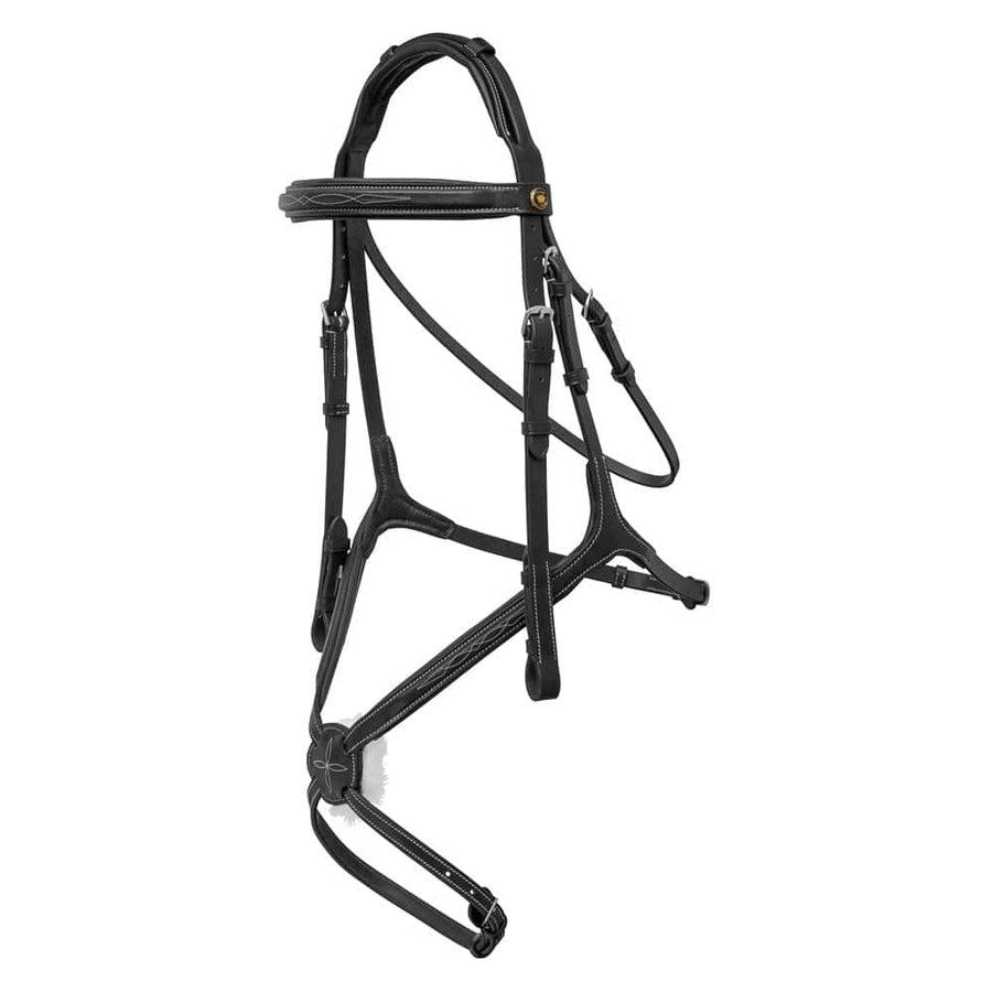 Gympie Saddleworld & Country Clothing Bridles Cob / Black Jeremy & Lord Snaffle Bridle (SRP3337)