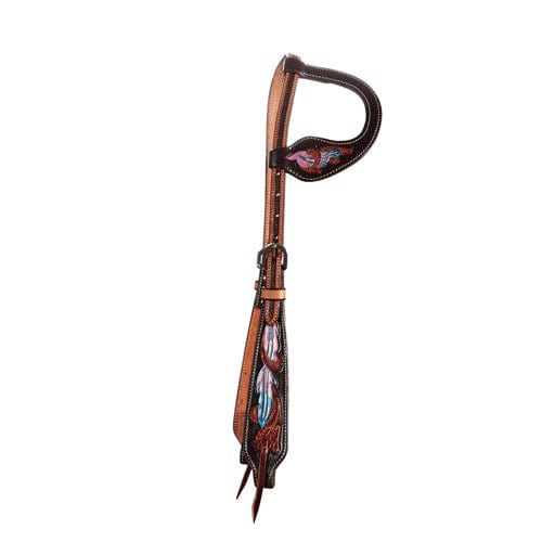 Gympie Saddleworld & Country Clothing Bridles Fort Worth One Ear Pink Apache Headstall (FOR19-0017)