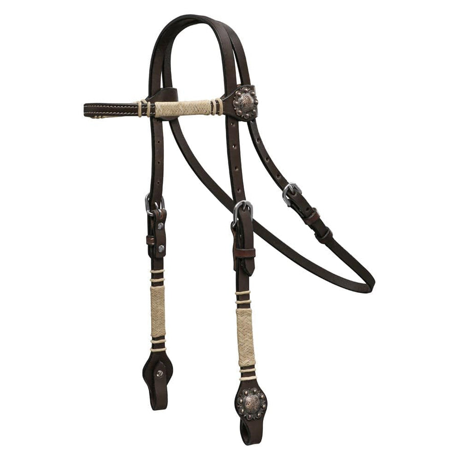 Gympie Saddleworld & Country Clothing Bridles Fort Worth Sunflower Bridle Chestnut (FOR20-0011)