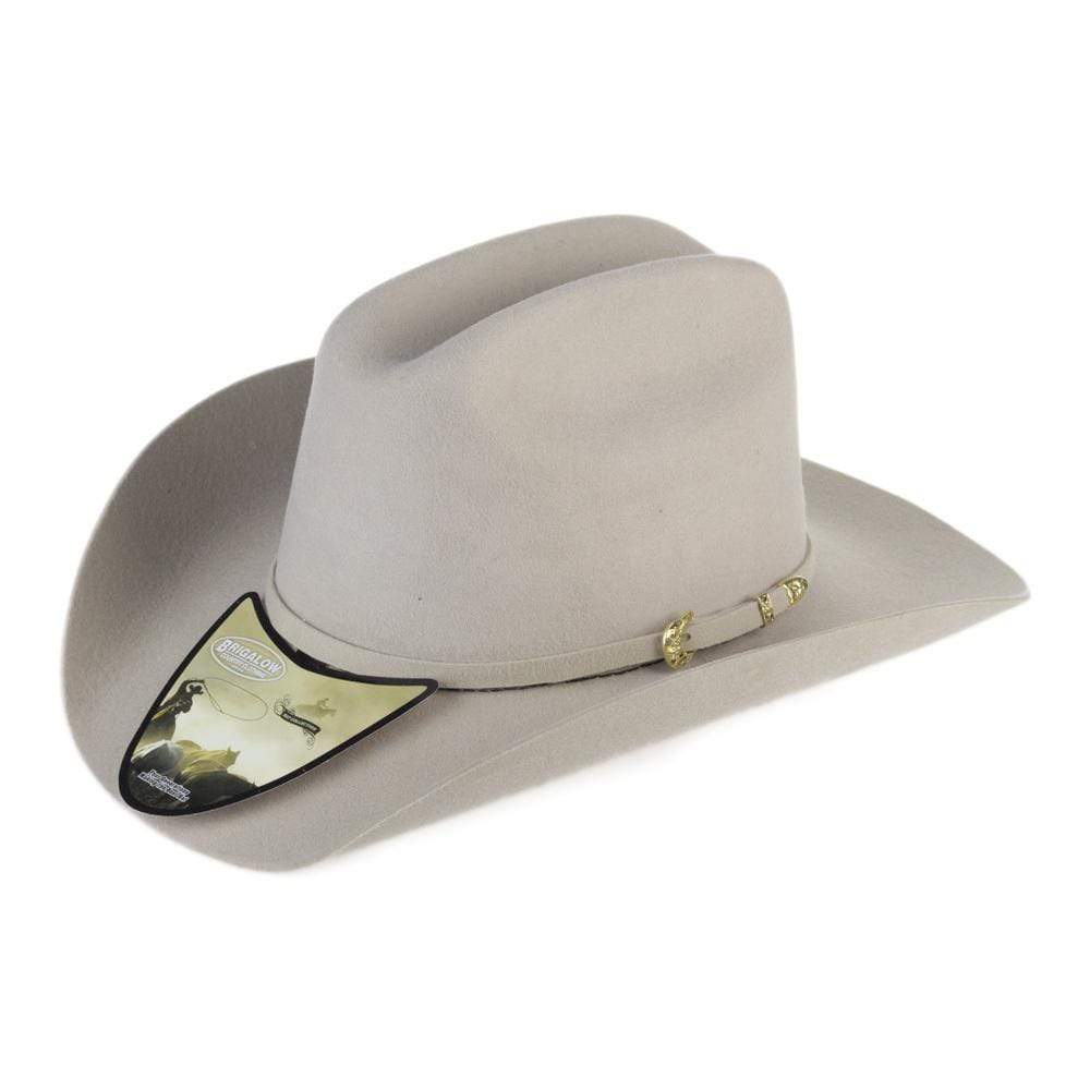 Brigalow Kids Elastic Band Western Wool Cattleman Felt Hat (186) - Gympie Saddleworld & Country Clothing