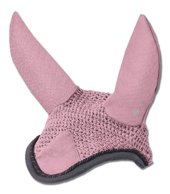 Ear Bonnet Esperia Rose & Granite Grey - Gympie Saddleworld & Country Clothing