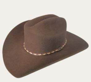 Gympie Saddleworld & Country Clothing Hats 55cm / Chocolate Stetson Newman (Chocolate)