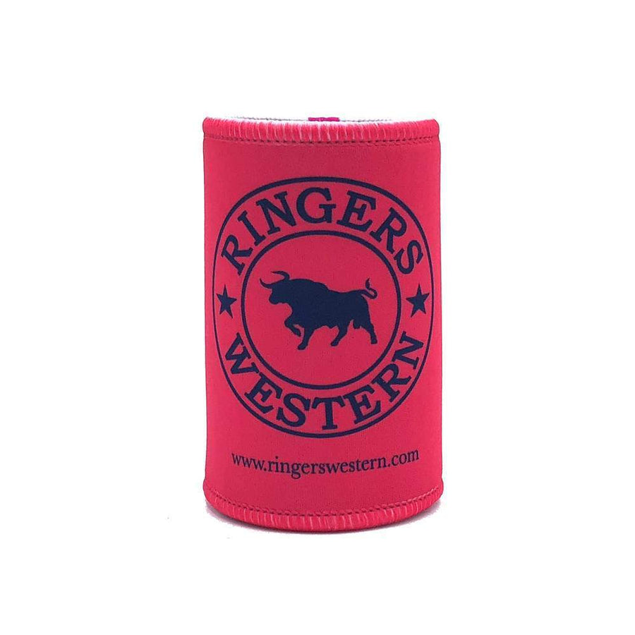 Ringers Western Stubby Cooler Pink - Gympie Saddleworld & Country Clothing