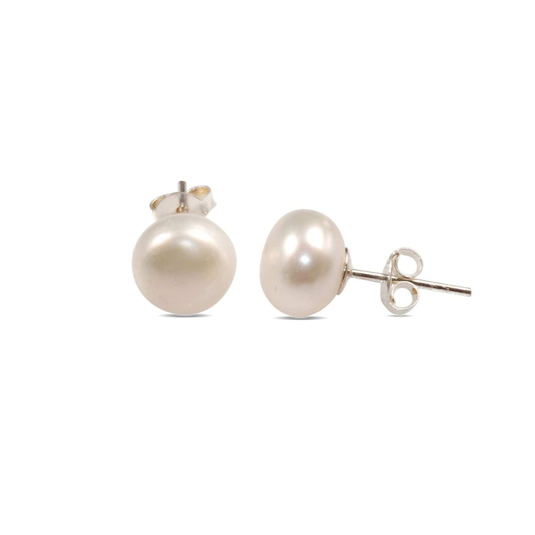 MCJ Pearl Stud Earrings - Gympie Saddleworld & Country Clothing
